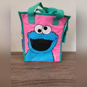 Vintage Jim Henson Sesame Street Cookie Monster Lunch Bag